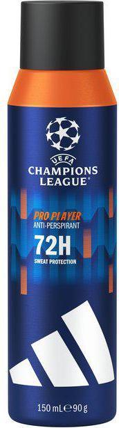 Adidas - UEFA Champions League Pro Player Anti-Perspirant 72H Dry Protection - 150 ml (Spray, 150 ml)