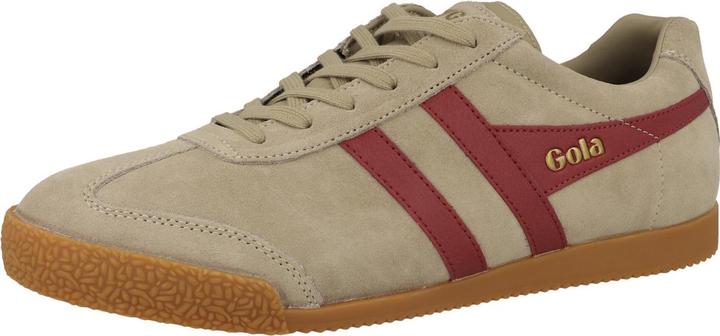 Beige, Bone / Deep Red