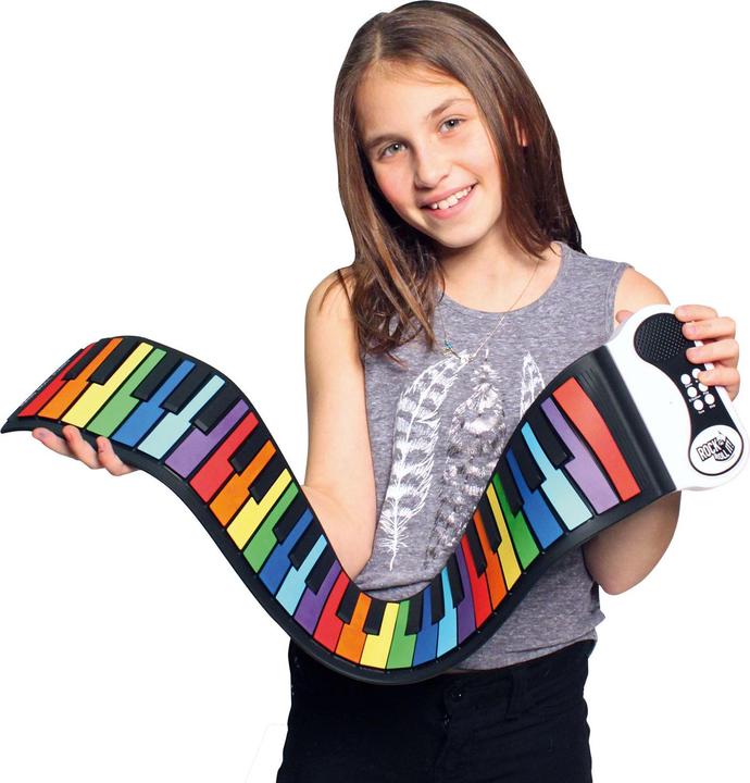 Actual product image Mukikim Rock And Roll It! RAINBOW PIANO (English)
