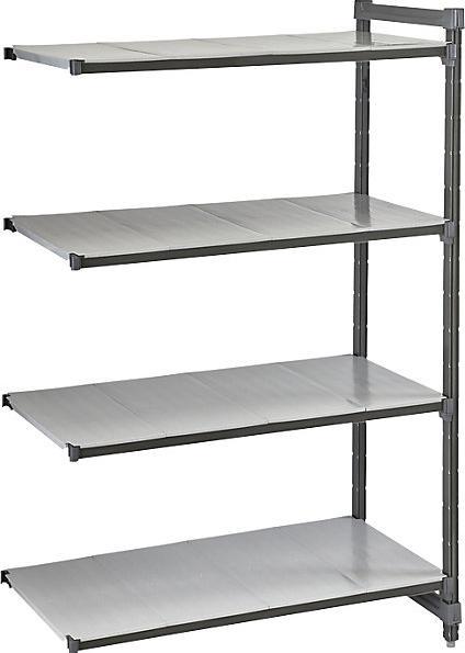 Produktbild Cambro Kunststoff-Steckregalsystem, FB-BxT 680x540 mm, AR, B 720 mm, Boden glatt