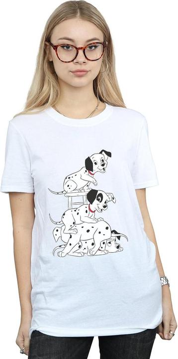 Actual product image 101 Dalmatians Womens/Ladies Chair Boyfriend T-Shirt (XXL)
