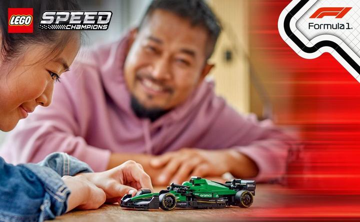 Produktbild LEGO Aston Martin Aramco F1 AMR24 Rennauto (77245, LEGO Speed Champions)