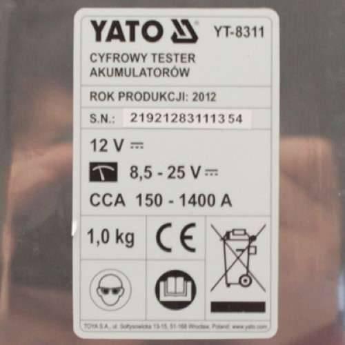 Actual product image Yato YT-8311