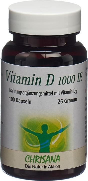 Produktbild Chrisana Vitamin D3 Kaps (100 Stück, Kapseln, 4 g)