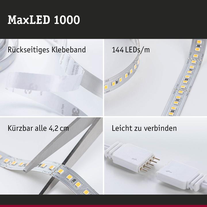 Produktbild Paulmann MaxLED 1000 Stripe (Tageslicht, 100 cm, Indoor)