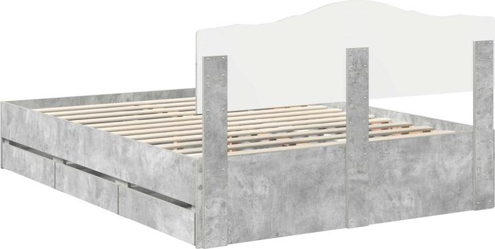 Produktbild vidaXL Modernes Bett (140 x 190 cm)