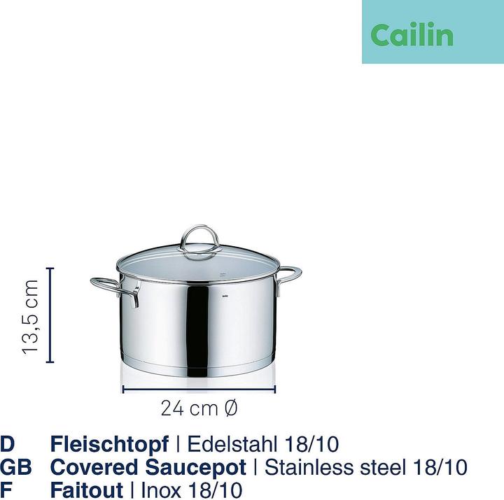 Produktbild Kela Cailin (Kochtopf, Edelstahl)