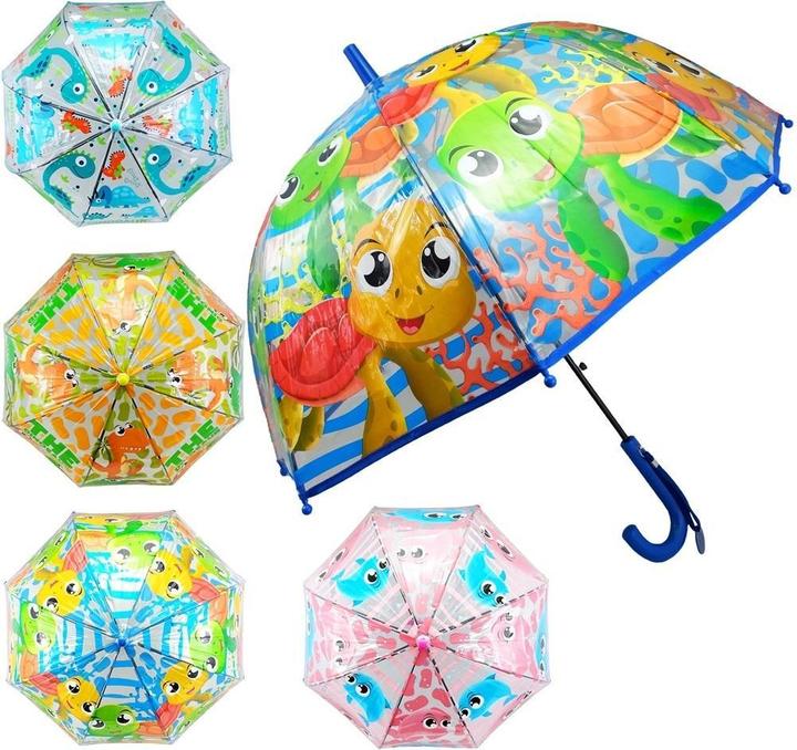 Trifox Transparenter Regenschirm mit MIX-Grafiken