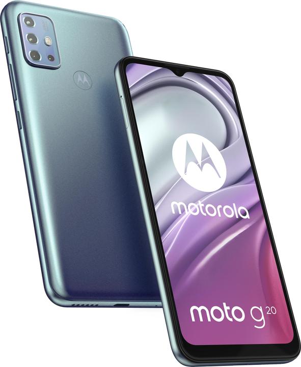 Produktbild Motorola Moto G20 (64 GB, Breeze Blue, 6.50", Dual SIM, 4G)