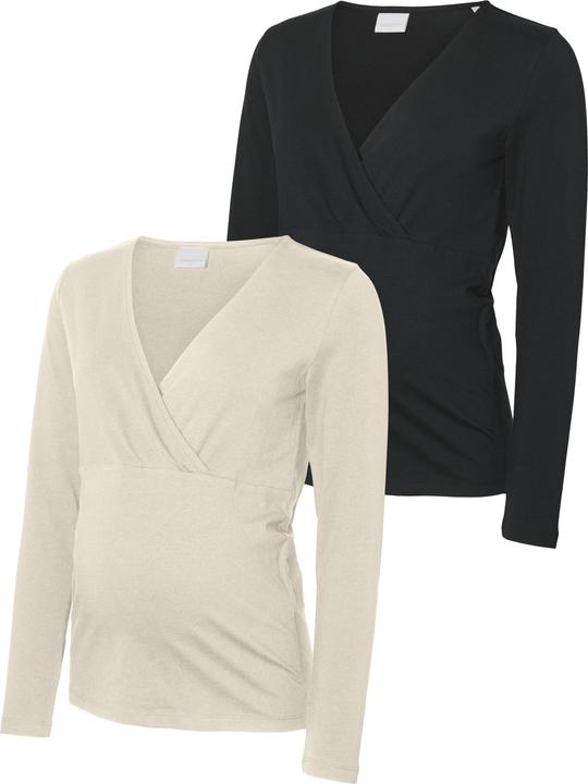 Mamalicious Eng anliegend V-Ausschnitt Top Top