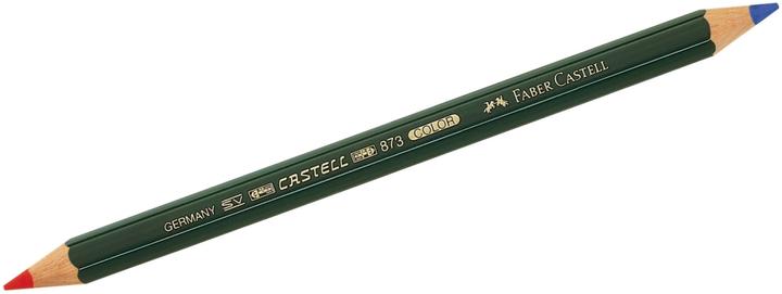 Immagine prodotto Faber-Castell Matita colorata per ufficio 'Castell Color 873 (Blu, Rosso, 1 x)