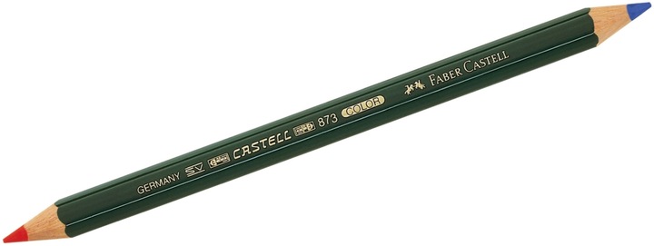 Actual product image Faber-Castell Office color pencil 'Castell Color 873 (Blue, Red, 1 x)