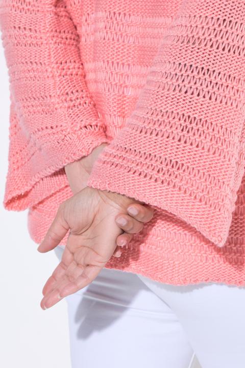 Produktbild Angel of Style Pullover, Boxy Fit, Lochstrick, Langarm (58, 60)