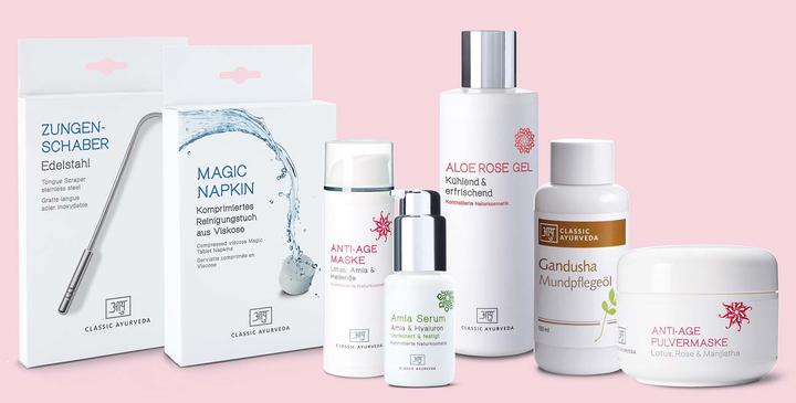 Actual product image Classic Ayurveda Anti-Age Mask Lotus, Amla & Healing Earth, BDIH (50 ml)