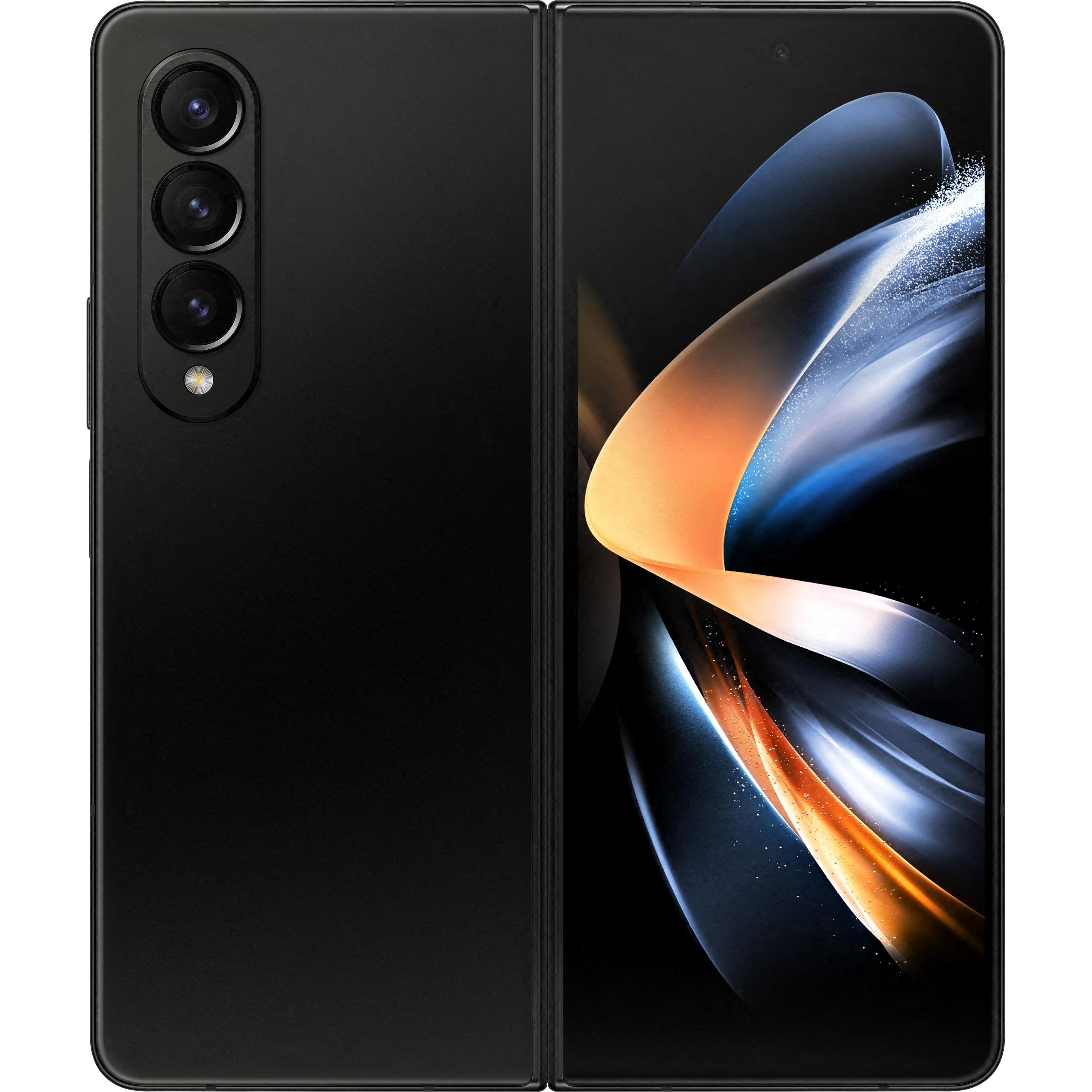 Samsung Galaxy Z Fold4 (512 GB, Phantom Black, 7.60", SIM + eSIM, 5G), Smartphone, Schwarz