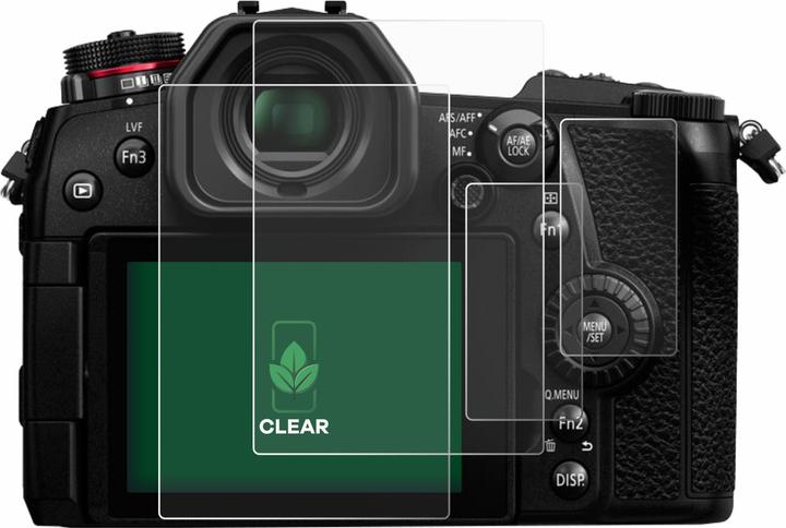 Produktbild ScreenLeaf Schutzfolie nachhaltiger Displayschutz Displayschutzfolie Folie Klar Transparent (Displayschutz, Lumix DC-G9)