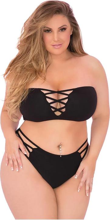 Produktbild Pink Lipstick Truth or Bare Curvy Set - Black (42, 44)