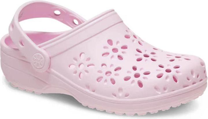 Actual product image Crocs K's Classic Floral CutOut Clog (33)