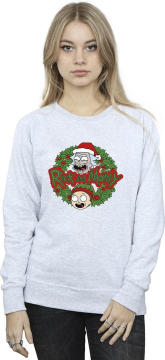 Produktbild Rick And Morty Christmas Wreath Sweatshirt (M)