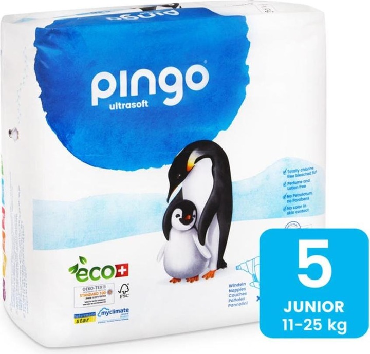 Immagine prodotto Pingo Pannolini ecologici (Dimensione 5, Pacco trasportabile, 36 Pezzo/i)