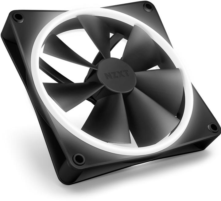 Image du produit NZXT F140 RGB DUO noir (pack de 2) | Ventilateur de boîtier 140mm (140 mm, 2 x)