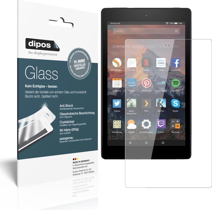 Produktbild Dipos Displayschutz Anti-Shock (1 Stück, Fire HD 8 Plus (2020))