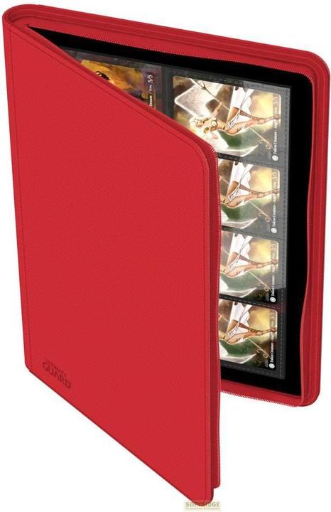 Produktbild Ultimate Guard UGD010435 - Zipfolio 320 – 16-Pocket Xenoskin Kartenmappe, rot