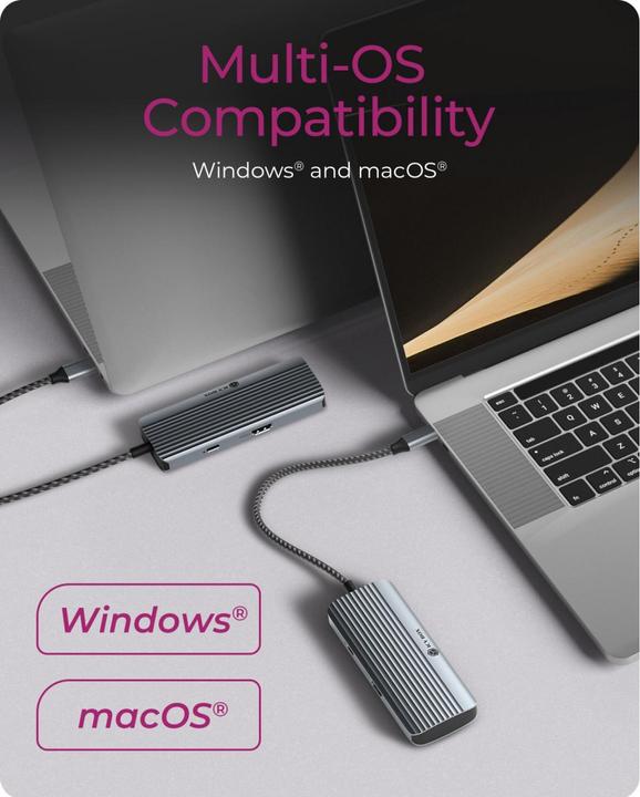 Produktbild Icy Box IB-DK4022a-CPD (USB-C, 6 Ports)