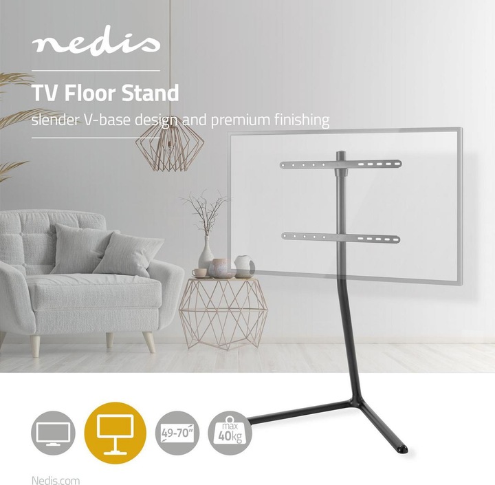 Produktbild Nedis TV Bodenständer (Universal, 70", 40 kg)