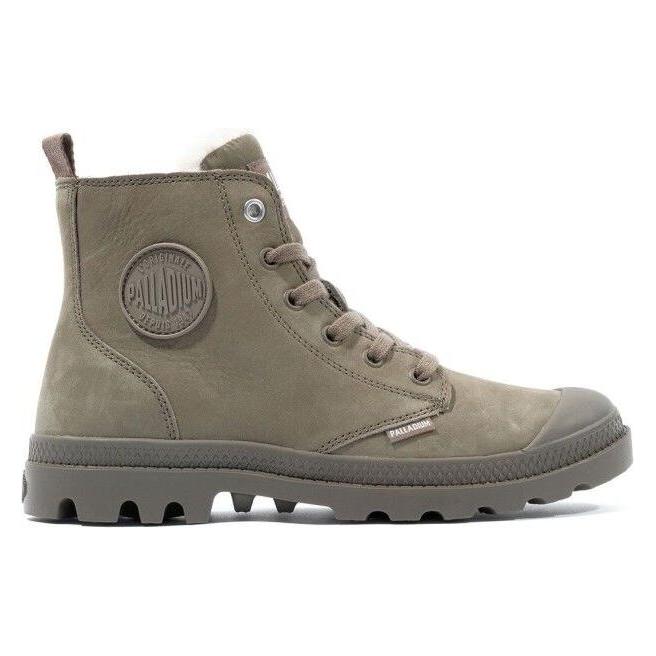 Palladium, Vrouwen, Laarzen, Scarponcini Da Pampa Hi Zip Wl, Groen, (39)