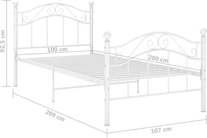 Image du produit vidaXL Bettgestell (100 x 200 cm)