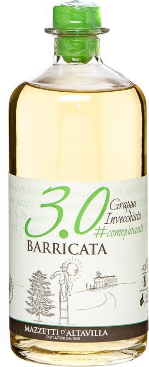 Actual product image Mazzetti d'Altavilla Grappa Barricata &quot3.0&quot 0,7 litres 40 % Vol.