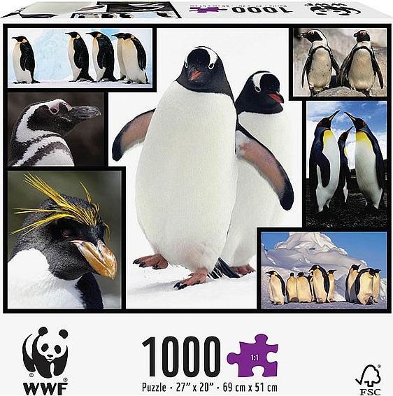 Actual product image WWF 1000 Puzzle Penguin (1000 pieces)