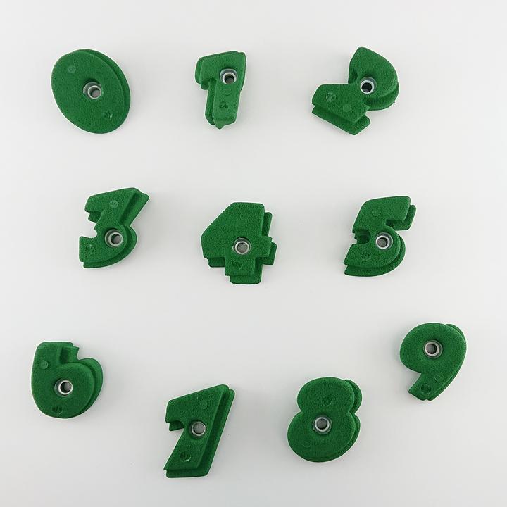 Produktbild Entre Prises Klettergriffe Numbers (Dunkelgrün)