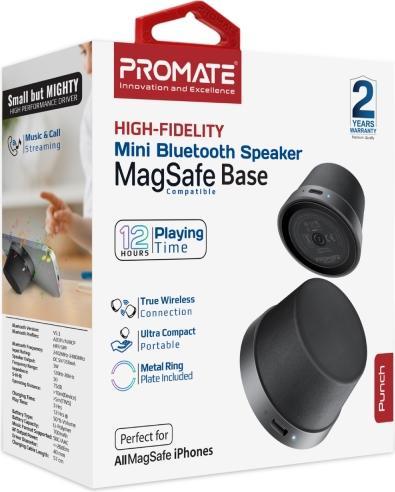 Produktbild ProMate Punch MagSafe Bluetooth Lautsprecher (12 h, Akkubetrieb, Stromversorgung über USB)