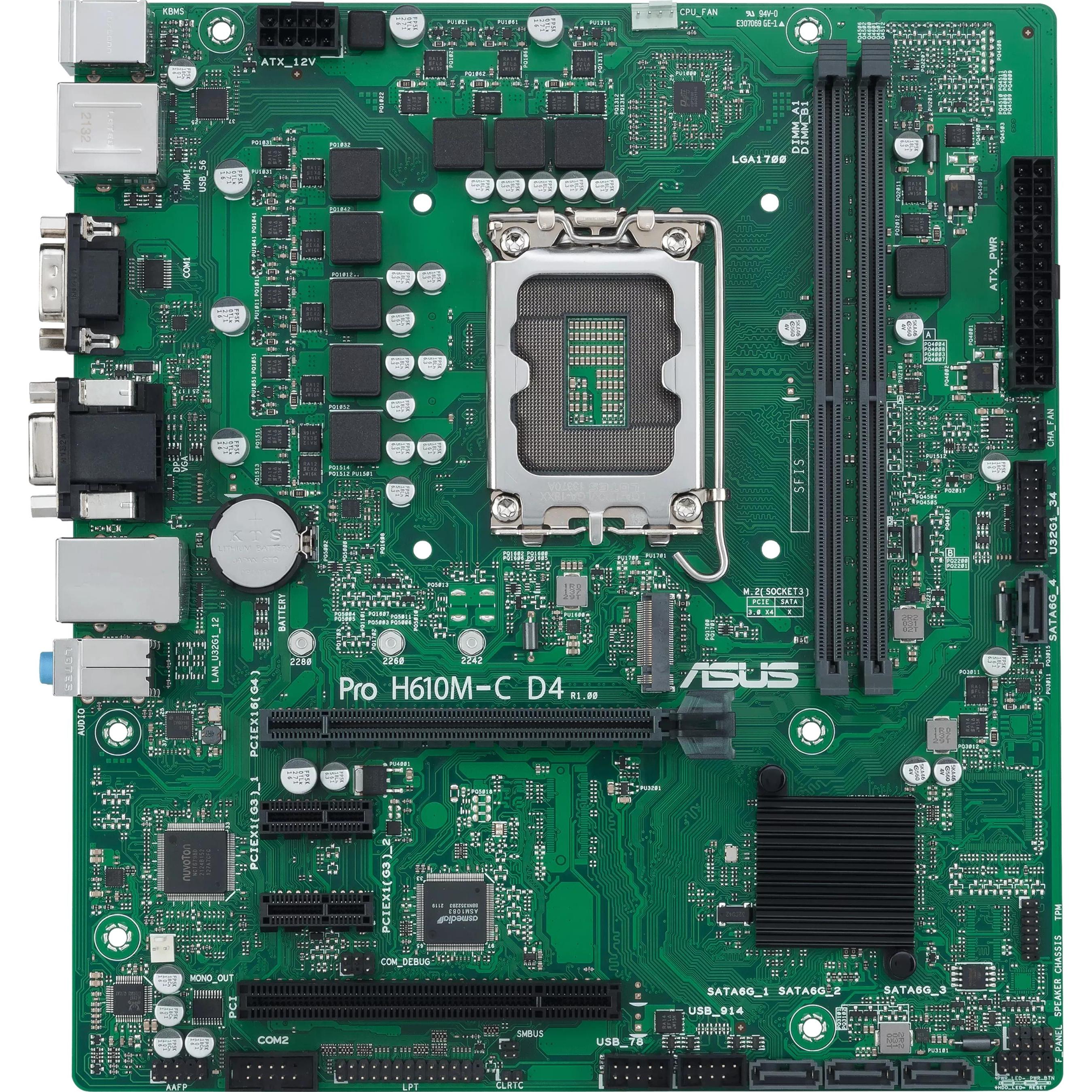 ASUS PRO H610M-C (LGA 1700, Intel H610, Mini-ATX), Mainboard