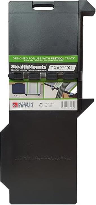 Produktbild StealthMounts TSS-L-FT-1 Trax90 schwarzer Anschlag für Festool Führungsschiene XL