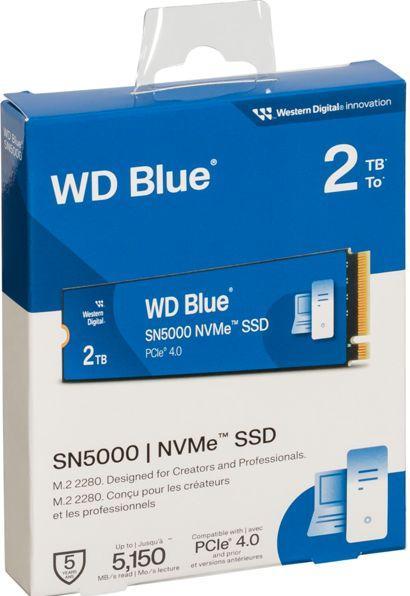 Actual product image WD Blue SN5000 (2000 GB, M.2 2280)