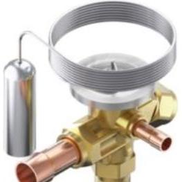 Danfoss, Ventil, TE2 R404A/R507A Solder - Termostatisk ekspansionsventil, 1/2 ODF, 1/4, R404A/R507A