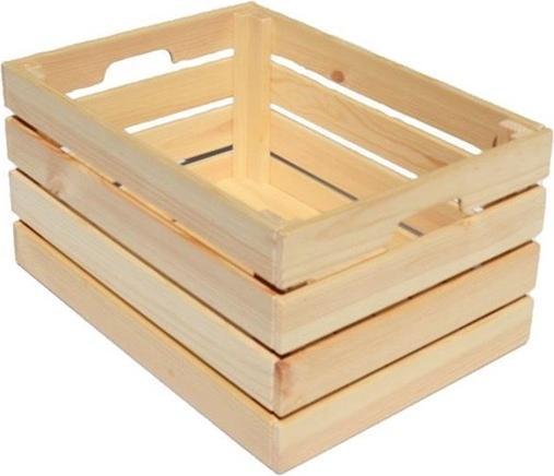 GCS WOODEN BOX45X32X23 CM GARDEN CENTRE