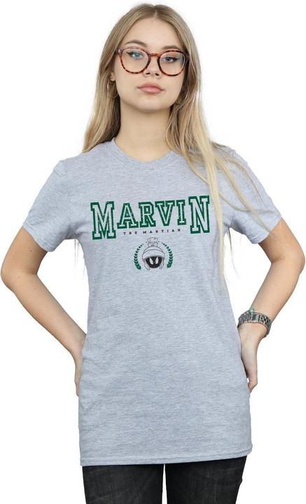 Actual product image Looney Tunes Womens/Ladies Marvin The Martian Cotton Boyfriend T-Shirt (XXL)