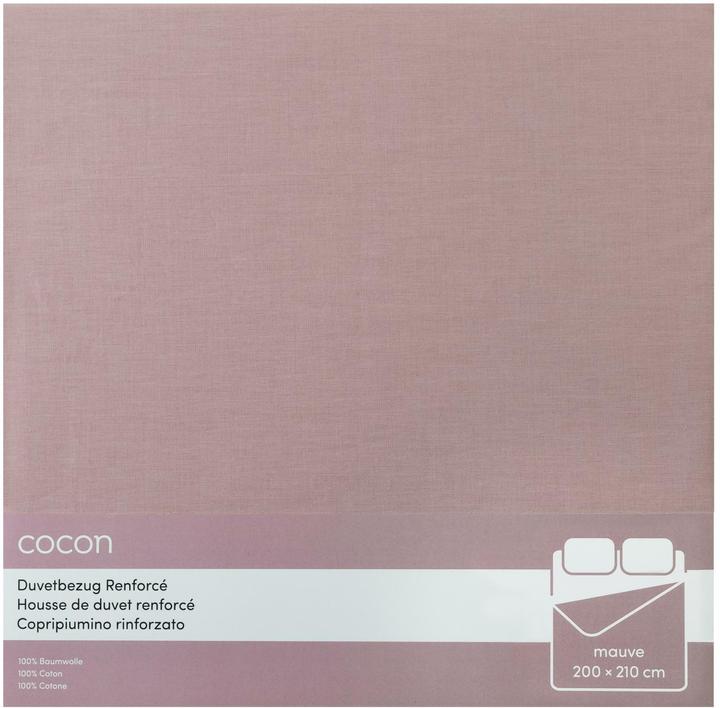 Cocon Duvetbezug Renforcé 200 x 210 cm, Mauve, Eigenschaften