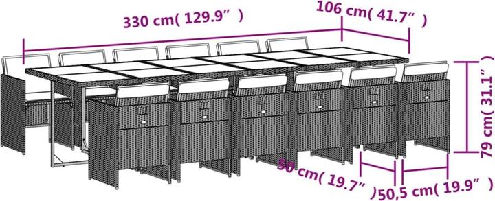 Image du produit vidaXL Irmingard (330 cm)