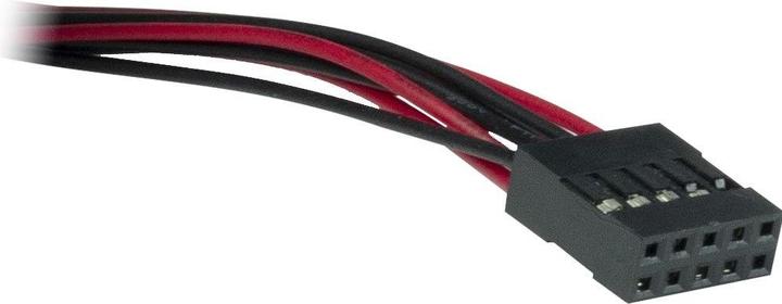 Produktbild Intertech Inter Tech Inter-Tech Lüfter 80*80*25 IPC Fan Set 4xLüfter 80mm, schw.