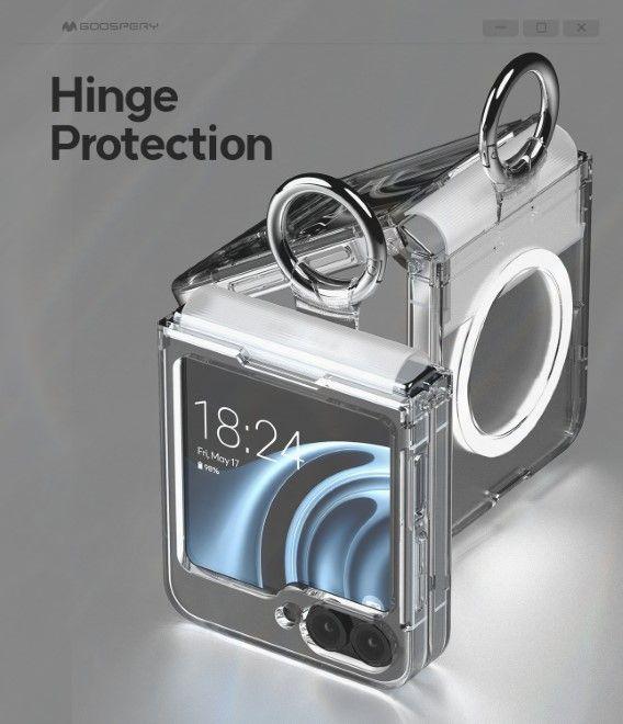 Actual product image Goospery MagSafe Pro Ring Case Series Cover (Samsung Galaxy Z Flip6, Samsung Galaxy Z Flip7 FE)