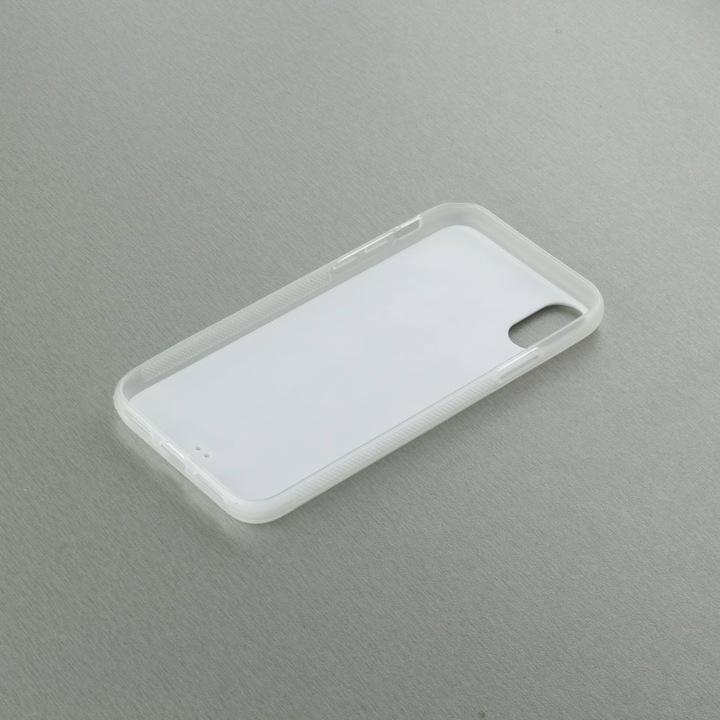 Produktbild PhoneLook Hülle Silikon transparent Cat Looking Up Black (Apple iPhone XS, Apple iPhone X)