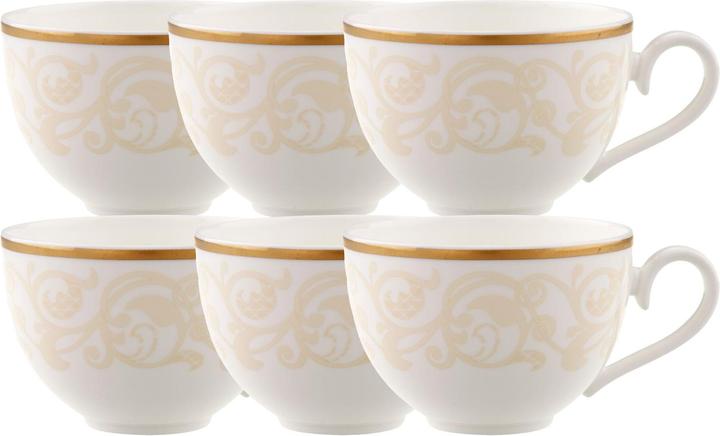 Actual product image Villeroy & Boch Multipack Ivoire coffee/tea mug - 6 pieces (120 ml, 6x)