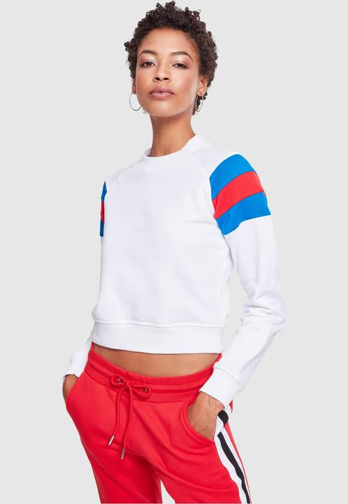 Immagine prodotto Urban Classics Girocollo con maniche a strisce da donna (XL)
