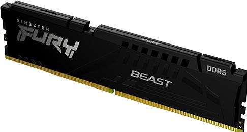 Produktbild Kingston 32GB 5600MT/s DDR5 CL36 DIMM FURY Beast Schwarz (1 x 32GB, 5600 MHz, DDR5-RAM, DIMM)