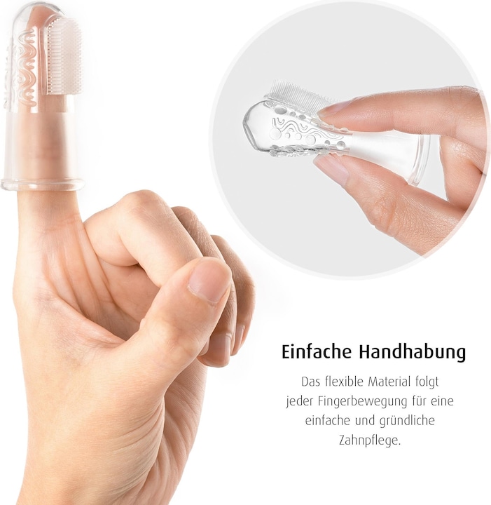 Actual product image Reer Finger Toothbrush (Soft, 2 x)